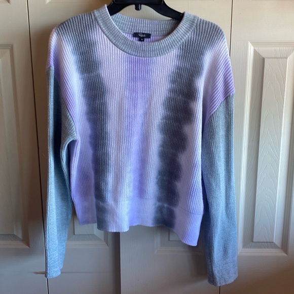Rails NWT Karis Cashmere & Cotton Pullover Tie-Dyed Rib Knit Sweater - Picture 4 of 16